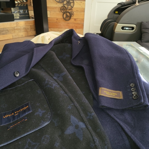 DOUBLEFACE MONOGRAM COAT - Picture 2 of 4